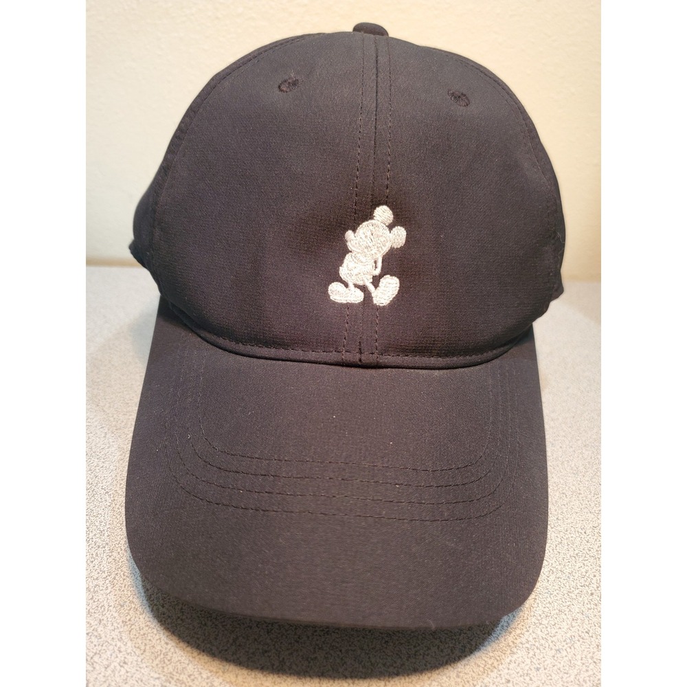 Nike Golf Mickey Mouse Dri-FIT Hat Black Adjustable Disney Swoosh Cap